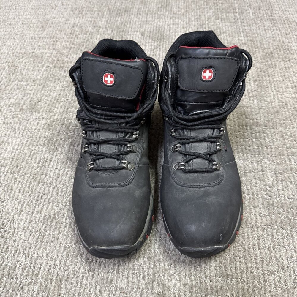 Swiss Gear Boots Black Lace Up Men’s Size 10 Waterproof